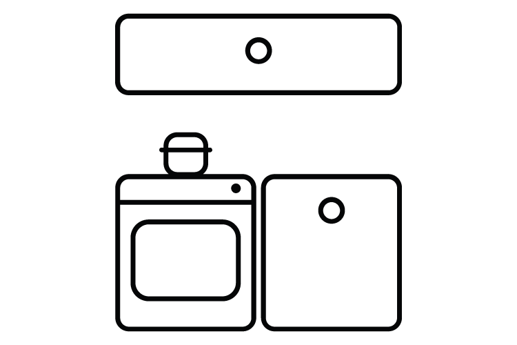 Piktogramm einer Küchenzeile